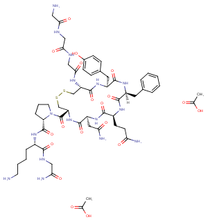 Terlipressin Acetate Chemical Structure