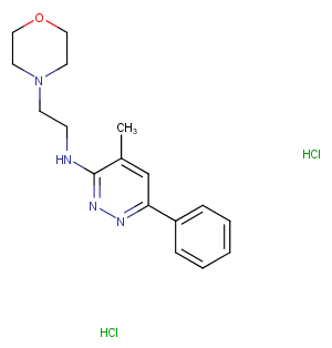 Minaprine dihydrochloride Chemical Structure