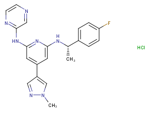 Ilginatinib hydrochloride