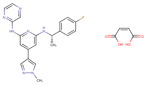 Ilginatinib maleate Chemical Structure