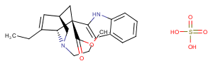 Catharanthine sulfate Chemical Structure