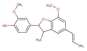 Dehydrodiisoeugenol Chemical Structure