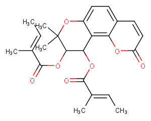 Praeruptorin B Chemical Structure