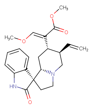 Isocorynoxeine Chemical Structure