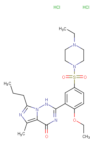 Vardenafil dihydrochloride