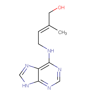trans-Zeatin Chemical Structure