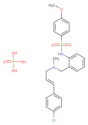 KN-92 phosphate Chemical Structure