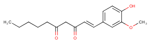 6-Dehydrogingerdione Chemical Structure