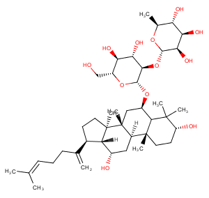 Ginsenoside Rg6 Chemical Structure