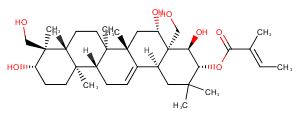 21-​O-​Tigloylgymnemagenin Chemical Structure