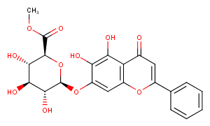 Baicalin methyl ester Chemical Structure