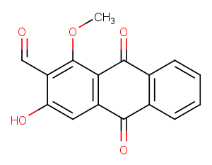 Damnacanthal Chemical Structure