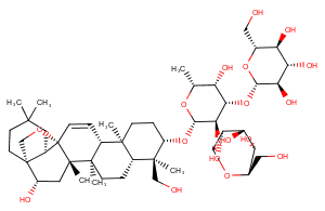 Buddlejasaponin IV Chemical Structure