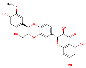 Isosilybin A Chemical Structure