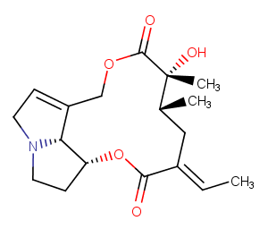 (-)-Integerrimine Chemical Structure