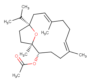 Incensole acetate Chemical Structure