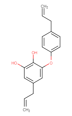 Obovatol Chemical Structure