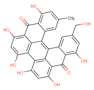 Protopseudohypericin Chemical Structure