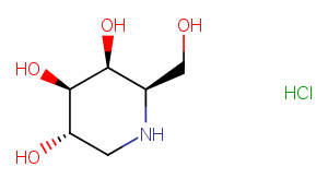 Migalastat hydrochloride Chemical Structure