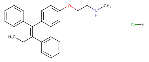 N-Desmethyltamoxifen hydrochloride Chemical Structure