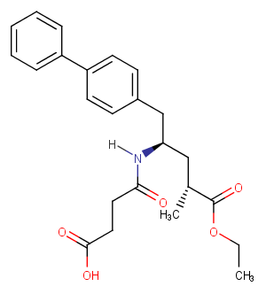 2R,4R-Sacubitril Chemical Structure