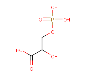 3-Phosphoglyceric acid Chemical Structure