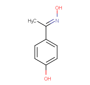 4-Hydroxyacetophenone oxime Chemical Structure