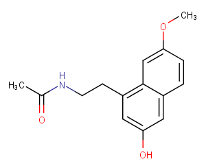 3-Hydroxy agomelatine Chemical Structure