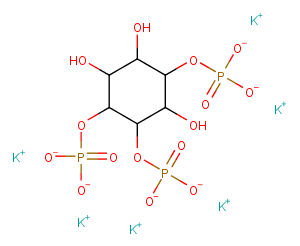 Ins(1,4,5)-P3 hexapotassium salt Chemical Structure