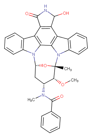 3-Hydroxy Midostaurin Chemical Structure