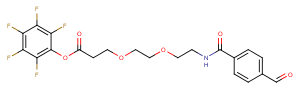Ald-Ph-amido-PEG2-C2-Pfp ester Chemical Structure