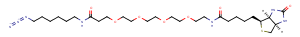 Biotin-PEG4-Amide-C6-Azide Chemical Structure