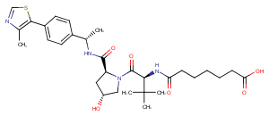 (S,R,S)-AHPC-Me-C5-COOH Chemical Structure