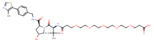 (S,R,S)-AHPC-PEG5-COOH Chemical Structure