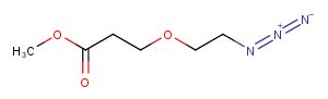 Azido-PEG1-methyl ester Chemical Structure