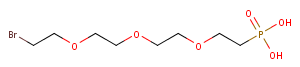 Bromo-PEG3-C2-phosphonic acid Chemical Structure