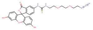 Fluorescein-thiourea-PEG2-azide