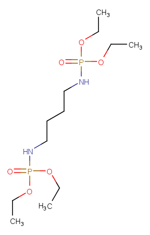 Tetraethyl butane-​1,​4-​diylbis(phosphoramid​ate) Chemical Structure