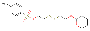 THP-SS-PEG1-Tos Chemical Structure