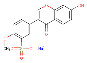 Sodium formononetin-3'-sulfonate Chemical Structure