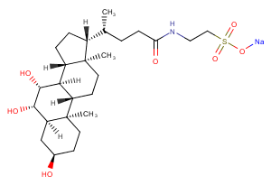 Tauro-β-muricholic acid sodium Chemical Structure