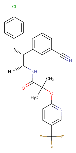 Taranabant ((1R,2R)stereoisomer) Chemical Structure
