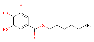 Hexyl gallate Chemical Structure