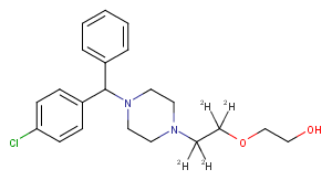Hydroxyzine D4 Chemical Structure
