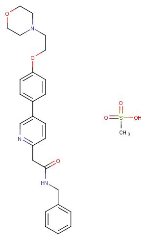 Tirbanibulin Mesylate Chemical Structure