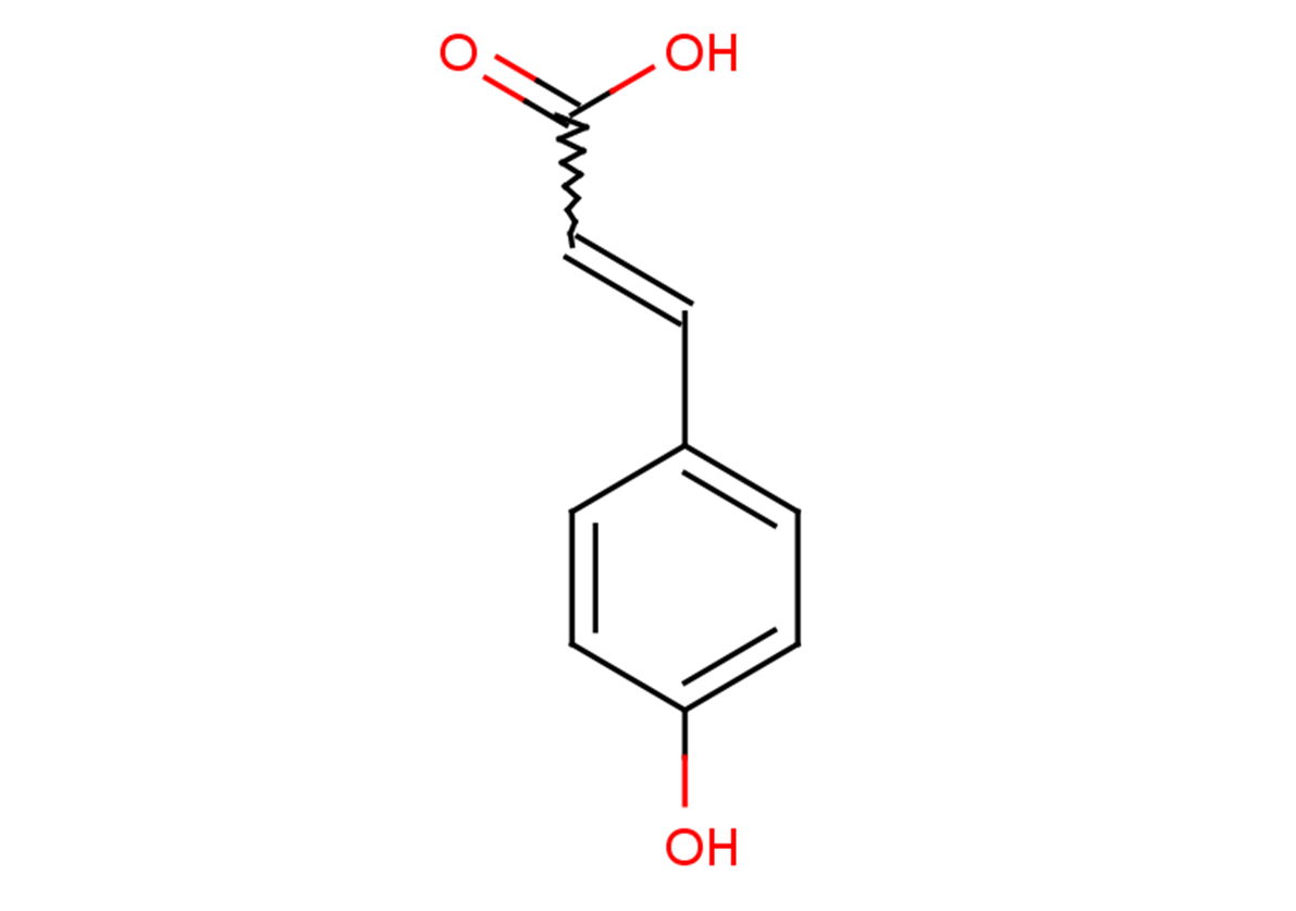 p-Hydroxycinnamic acid Chemical Structure