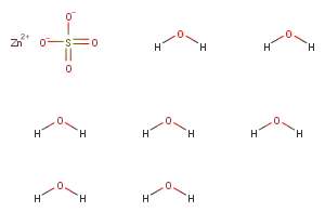 Zinc sulfate heptahydrate Chemical Structure