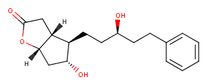 Latanoprost lactone diol Chemical Structure