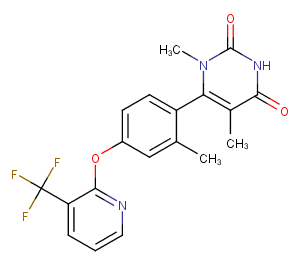 Tavapadon Chemical Structure