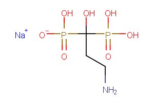 Pamidronate monosodium Chemical Structure